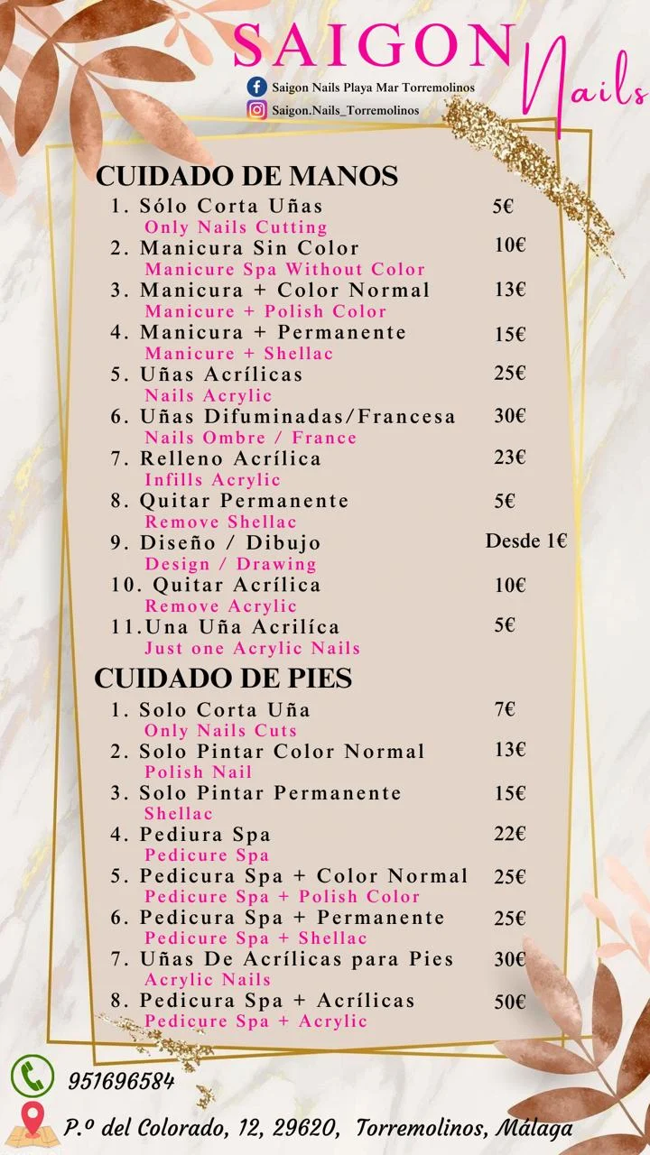 Saigon Nails Playa Mar Torremolinos - Salon de uña - 6