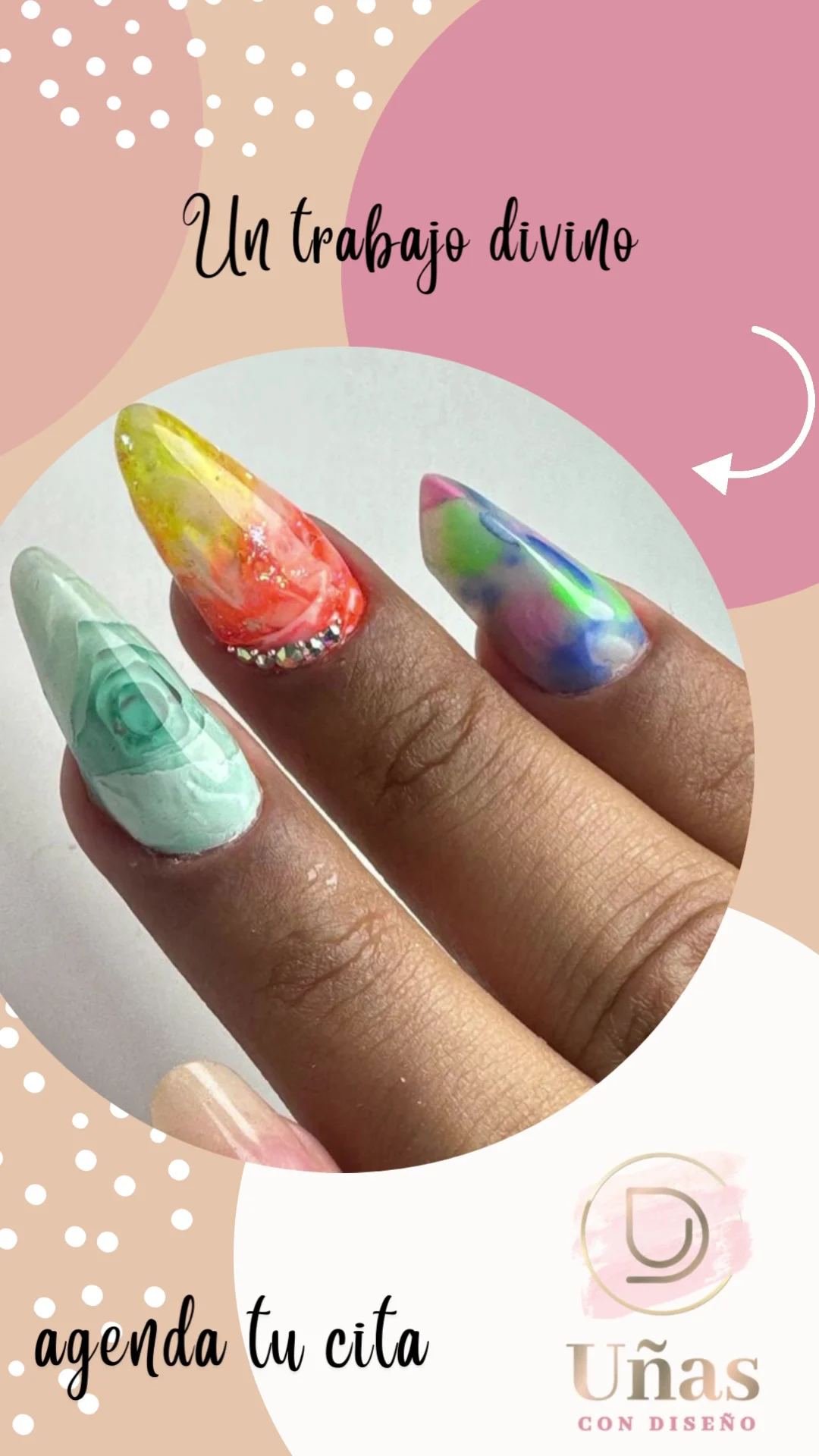 Uñas con diseño