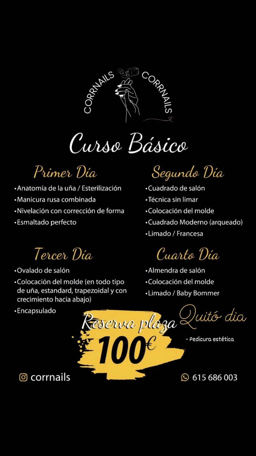 Uñas, curso manicura rusa (corrnails)