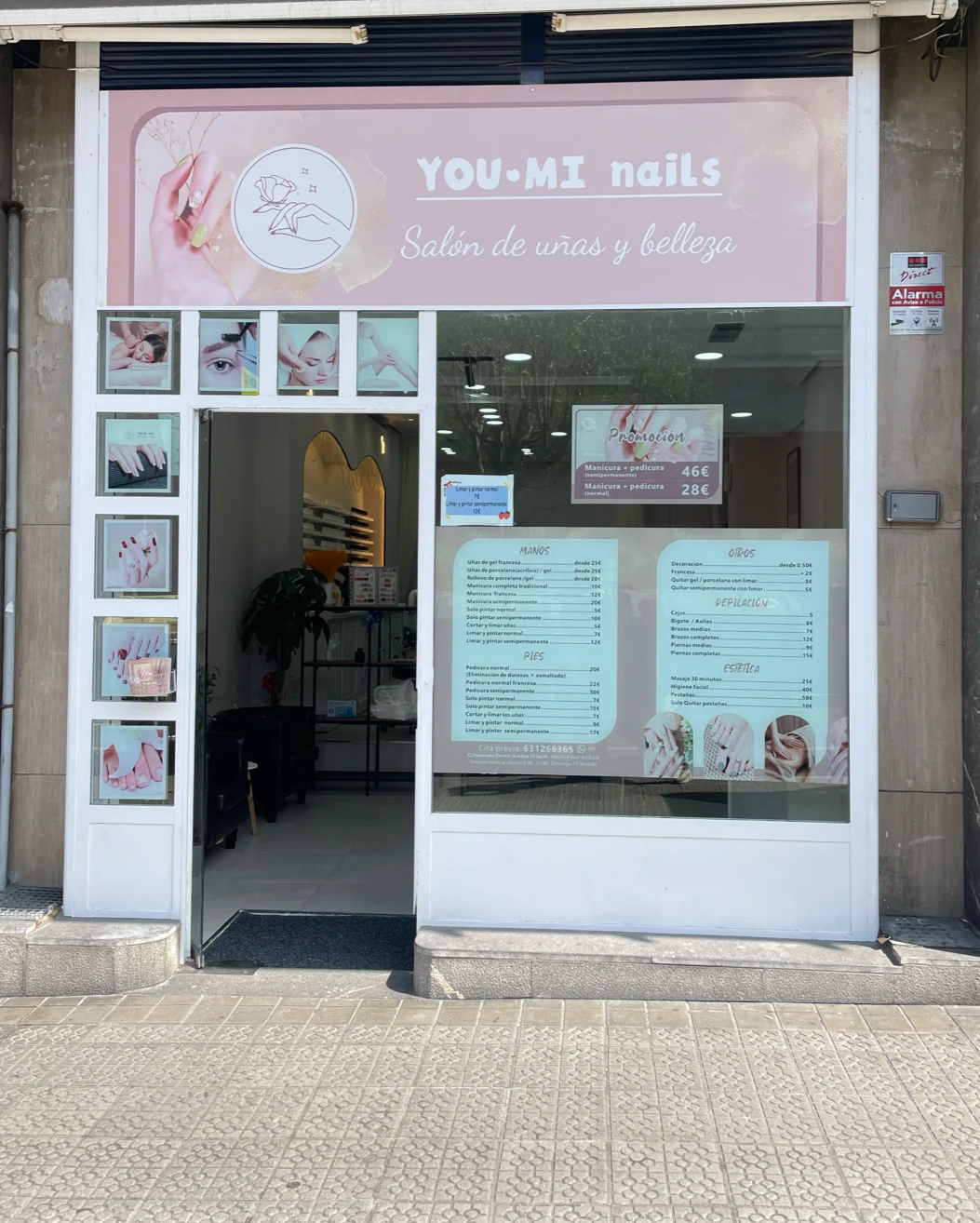YOU · MI nails